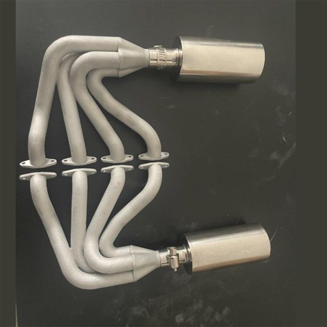 Model Engine Muffler Customed, Exhaust Pipe & Muffler, for ENJOMOR GS-V8 Engine Models ...