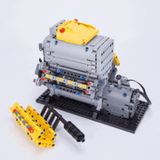 V8 Crossplane with Supercharger Building Block Engine Model MOC-17173 enginediyshop