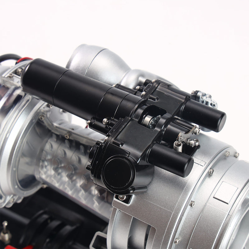 TECHING×SKYMECHMAN 1/4 Scale Metal Simulation Electric Military Helicopter Turboshaft Engine Model Kit
