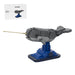 MOC-214332 Narwal Building Blocks Set, Marine Creature Brick Set with Display Base(280PCS) enginediyshop