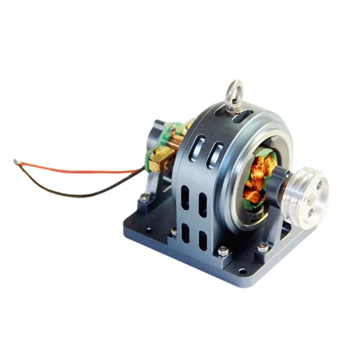 12V DC Micro Generator with Pulley Wheel & Belt - DIY Upgrade Accessor ...