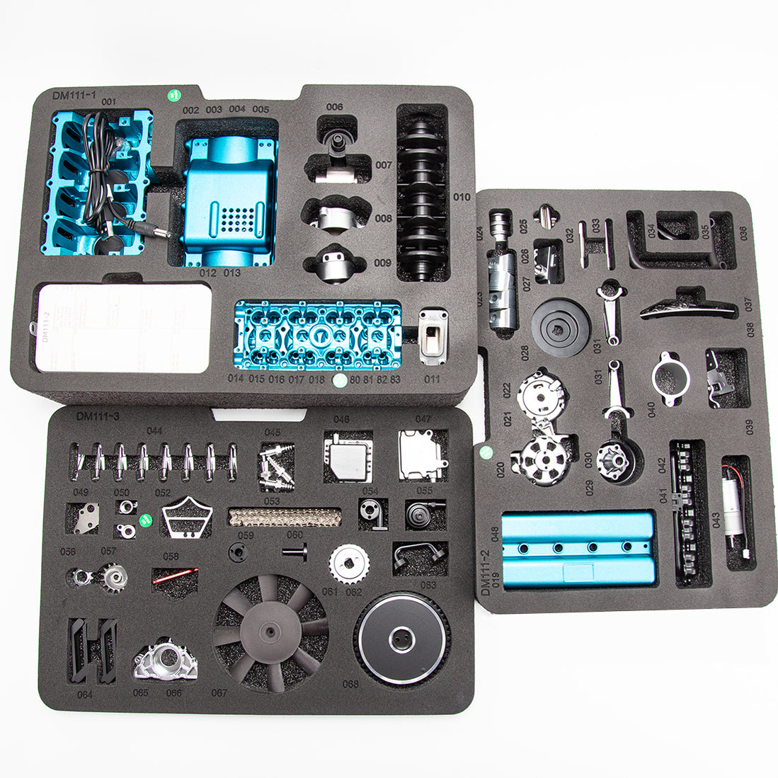 TECHING L4 Car Engine 3D Metal Turbocharged Inline 4 Cylinder Engine K ...
