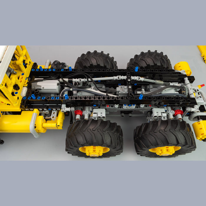 MOC- 1/20 Scale Berliet T100 French 1950s Heavy-Duty Transport Truck, Berliet Truck Building Blocks Set(Dynamic Version/3176PCS）