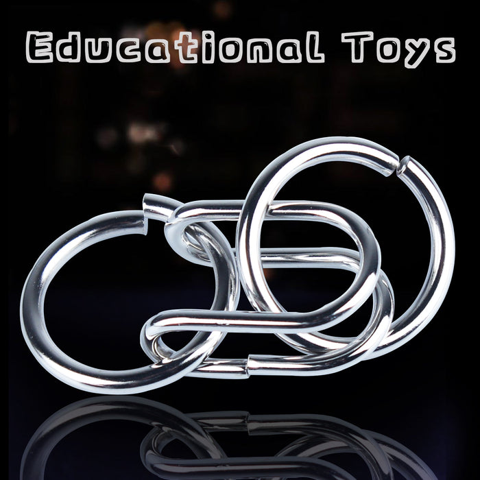 Advent Calendar Brain Teaser Adventskalender 24Pcs Christmas Gift Metal Brain Teasers Puzzle Educational Toy - Type 2 enginediyshop