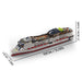 MSC-fisrt-Grandiosa Active Italian Cruise Ship Assembly Building Blocks Set (7319PCS) enginediyshop