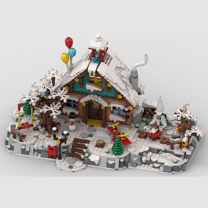 MOC-201852 Christmas Snowhouse Star Kindergarten Building Blocks Set (1800PCS) enginediyshop