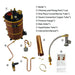 RW-B2 Vertical 500mL Copper Boiler Steam Boiler Model For Boat enginediyshop