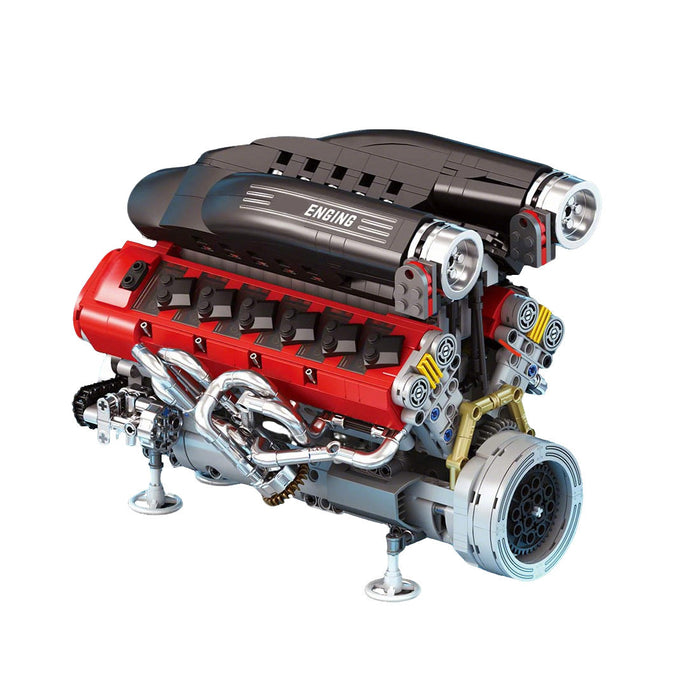 MOC Engine Simulation Building Blocks Set（1240PCS） enginediyshop