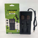USB Intelligent Fast Charger for 3.7V/4.2V 18650 Lithium Batteries Dual Slot Charging Station for Model Engine Power Battery Accessories enginediyshop