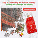 Advent Calendar Brain Teaser Adventskalender  Christmas Advent Calendar, 24-Day Countdown with 1008PCS Jigsaw Puzzle enginediyshop