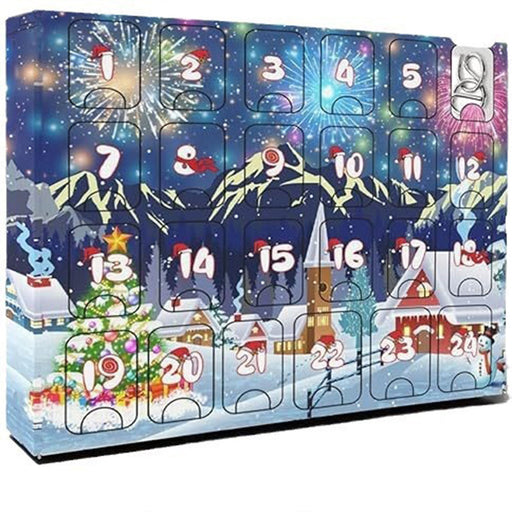 Advent Calendar Brain Teaser Adventskalender  Educational Stress-Relief Metal Puzzle Set Calendar for Christmas (Set of 24) enginediyshop