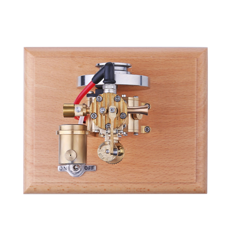 1.6cc Mini SAM Hit and Miss Four-stroke Vertical Gas Engine Internal Combustion Engine Model with Flying Ball Speed Limiter - Enginediyshop