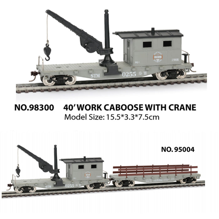 1/87 HO Scale US Union Pacific FF-7 Diesel Locomotive & Metal Track Model Train Set enginediyshop