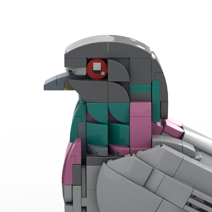 Mocsage MOC-208738 Feral Pigeon Building Blocks Set (255PCS)