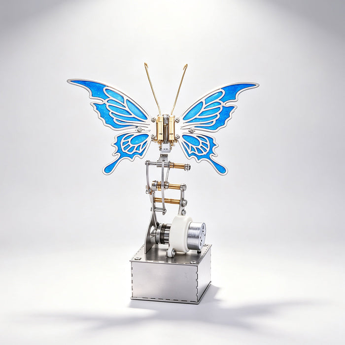 Punkbuild Mechanical Butterfly Stainless Steel DIY  Model Kit enginediyshop