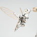 3D Metal Mechanical Hummingbird Dynamic Bionic Bird Model with Transmission DIY Assembly Kit enginediyshop