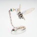 3D Metal Mechanical Hummingbird Dynamic Bionic Bird Model with Transmission DIY Assembly Kit enginediyshop