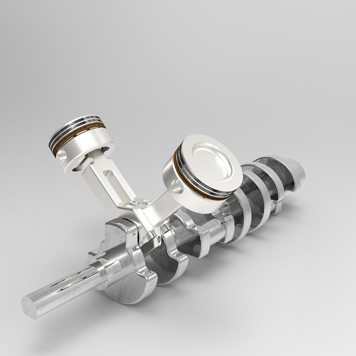 ENJOMOR GS-V8 PRO 78cc DOHC 4-Stroke 3-Ring 32-Valve Water-Cooled Gasoline Internal Combustion Engine Model with Electric Start (Assembled Version)