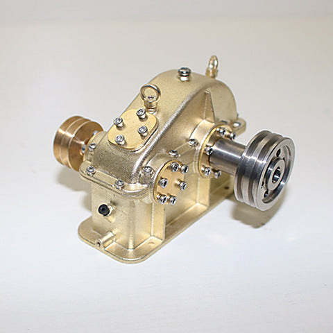 Miniatur-Getriebemotor aus Messing für Dampfmaschinen und Verbrennungsmotoren 6