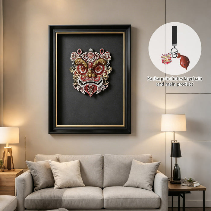 3D Metal Fortune Creature Futuristic Mechanical Relief Wall Art DIY  Model Kit -237PCS enginediyshop