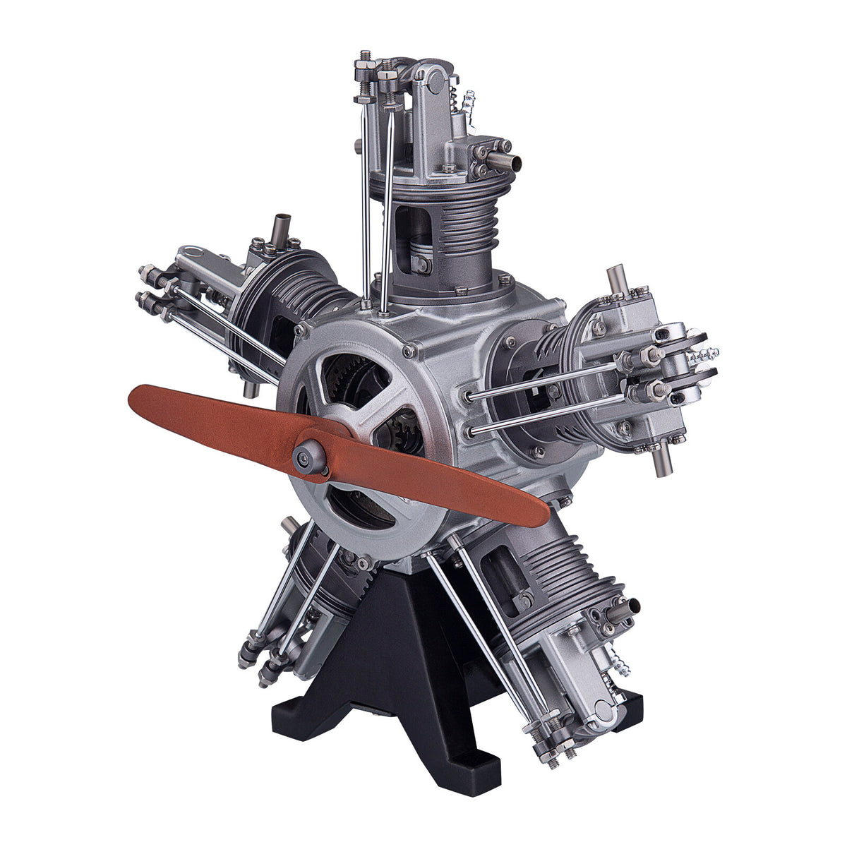 TECHING 5-Cylinder Radial Engine Model Kit - Build Your Own Engine that Works - 230+pcs enginediyshop