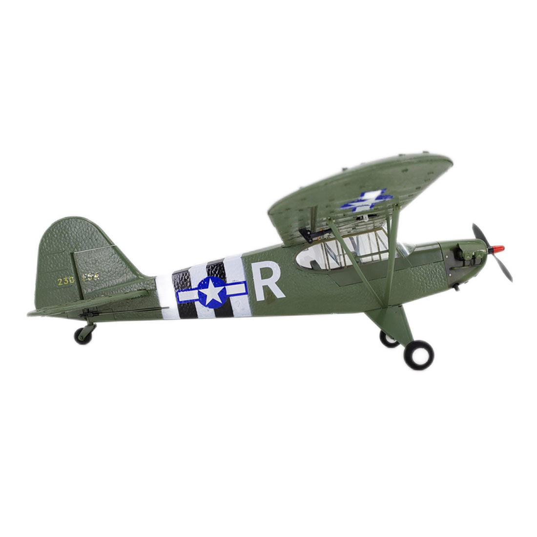 1/16 WWII PIPER J-3 CUB RC 4CH Brushless Fixed-wing Aircraft Model Military Plane Toy enginediyshop