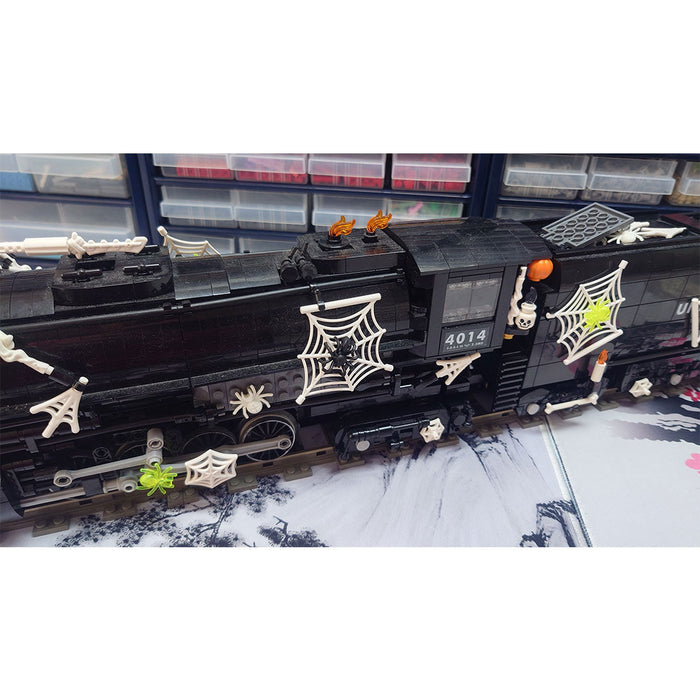 MOC-89126 1/40 4014 Big Boy Dynamic RC Train Model Building Blocks Set (3200pcs+/Black) enginediyshop