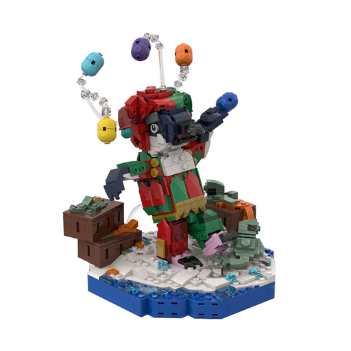 MOC-209854 King Series Clown Penguin Building Blocks Set (850PCS) enginediyshop