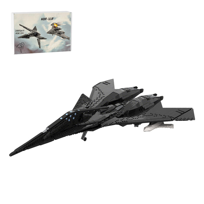 MOC-246806 1/35 Scale ADF-11 Stealth Fighter Building Blocks Set-2866PCS enginediyshop