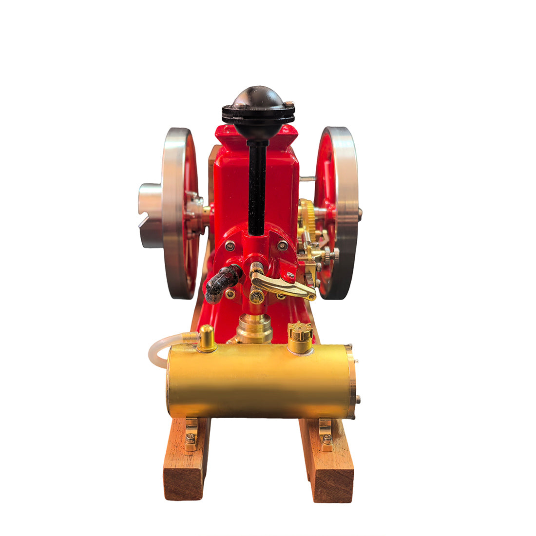 RETROL & OKMO B02 Hit and Miss Engine Model Retro Miniature Horizontal Single-Cylinder 4-Stroke Gasoline Engine enginediyshop