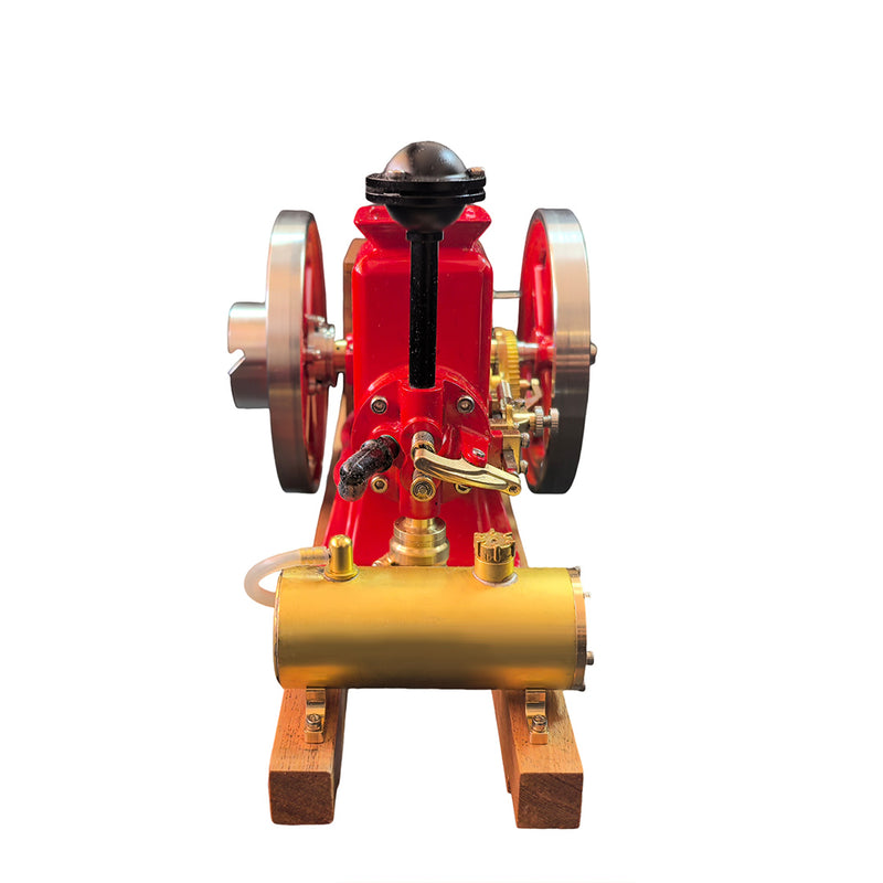 RETROL & OKMO B02 Hit and Miss Engine Model Retro Miniature Horizontal Single-Cylinder 4-Stroke Gasoline Engine enginediyshop