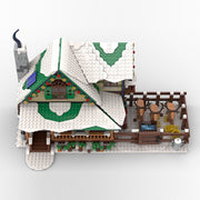 MOC-183213 Reindeer Ranch Christmas Snow Scene Assembly Building Blocks Set (1973PCS) enginediyshop