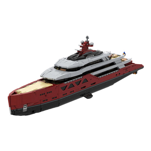 MOC-254412 120CM Modular Luxury Yacht Building Blocks Set-15639PCS enginediyshop
