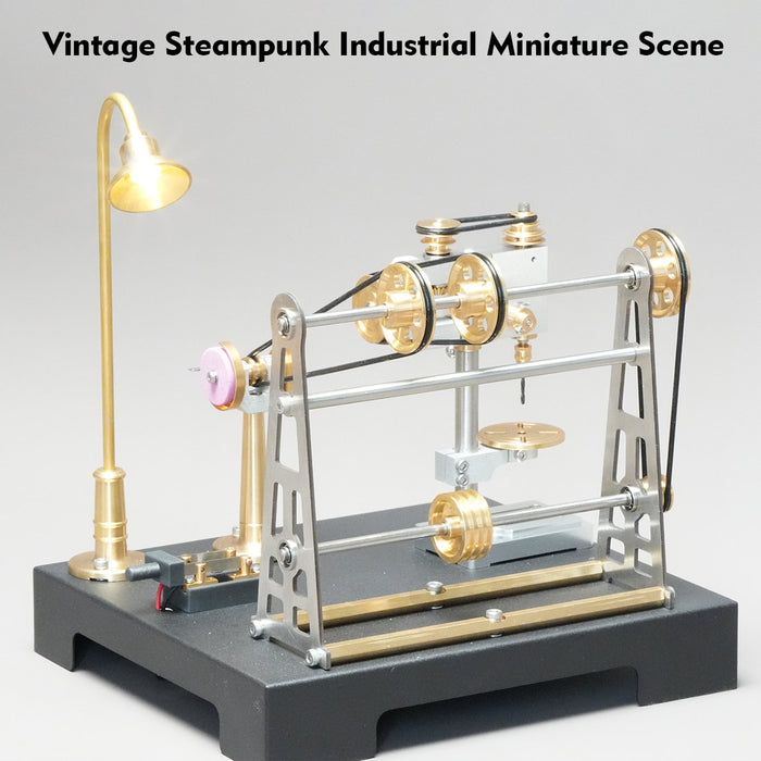 RETROL GF-01 27-piece DIY Miniature Workshop Model Kit for SE-01/02/03 and other Steam Engine Models