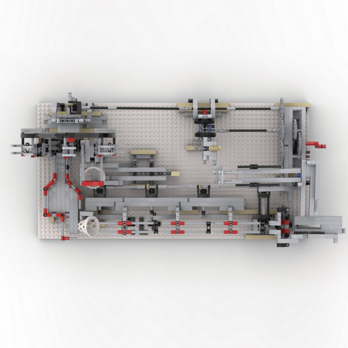 MOC Cycle Modular Building Block Machine, Advanced Mechanical Gear System-928PCS enginediyshop