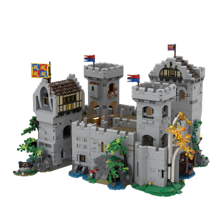 MOC-144534 Medieval Knight's Castle - 10305 Modular Expansion Model Small Particles Building Blocks Set (5391 PCS) enginediyshop