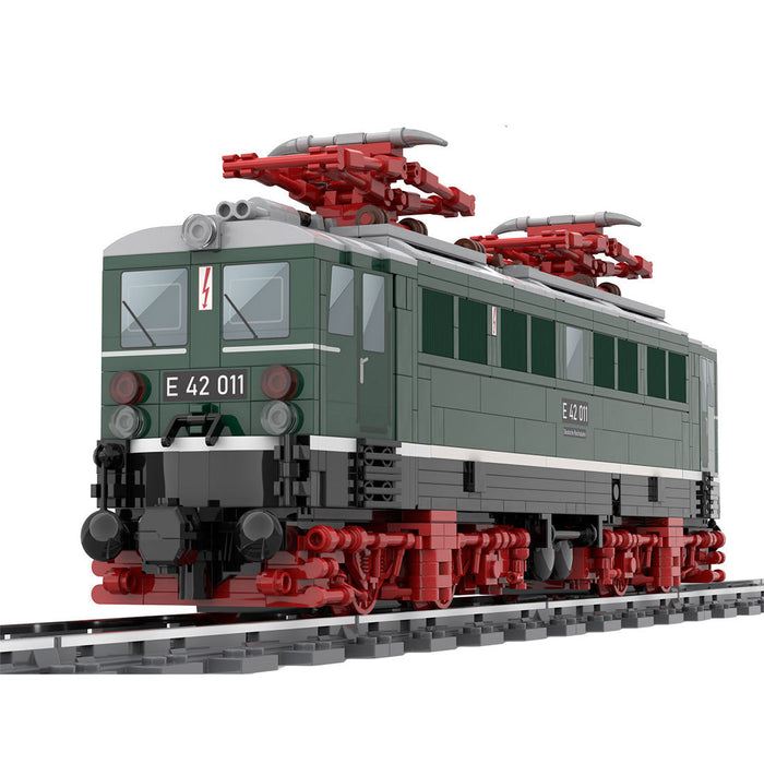MOC-133607 Electric Locomotive E42 (Holzroller) Model Building Blocks Set (Speed Control Dynamic Version/1375PCS) enginediyshop