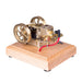 Mini 1.6cc Water-cooled Single-cylinder 4-stroke Gasoline Engine Internal Combustion Engine Model with Wooden Base enginediyshop