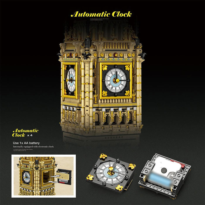 Famous British Landmark Clock Tower Building Blocks Set(13825PCS) enginediyshop