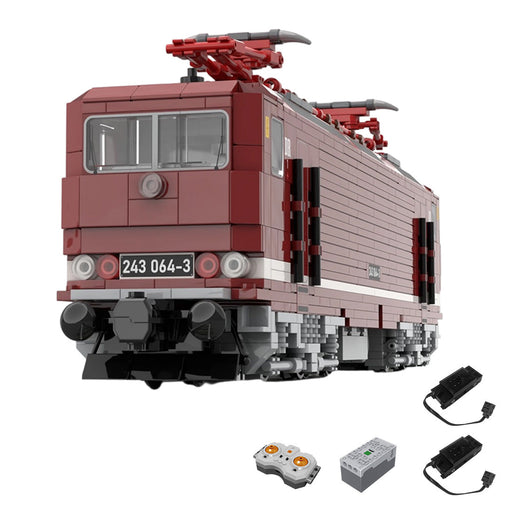 MOC-221512 Electric Locomotive BR243 of the Deutsche Reichsbahn(Dynamic Version/1328PCS) enginediyshop
