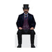 DM229 Vintage Seated Lady & Gentleman Figurines for 1886 Tricycle Car Model enginediyshop