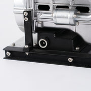 TECHING 1/10 DIY Mini Metal OHV Inline Four-cylinder Diesel Engine Model with Cooling System Educational Toys Gifts (Upgraded Version/300+PCS) enginediyshop