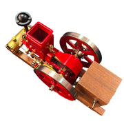 RETROL & OKMO B02 Hit and Miss Engine Model Retro Miniature Horizontal Single-Cylinder 4-Stroke Gasoline Engine enginediyshop