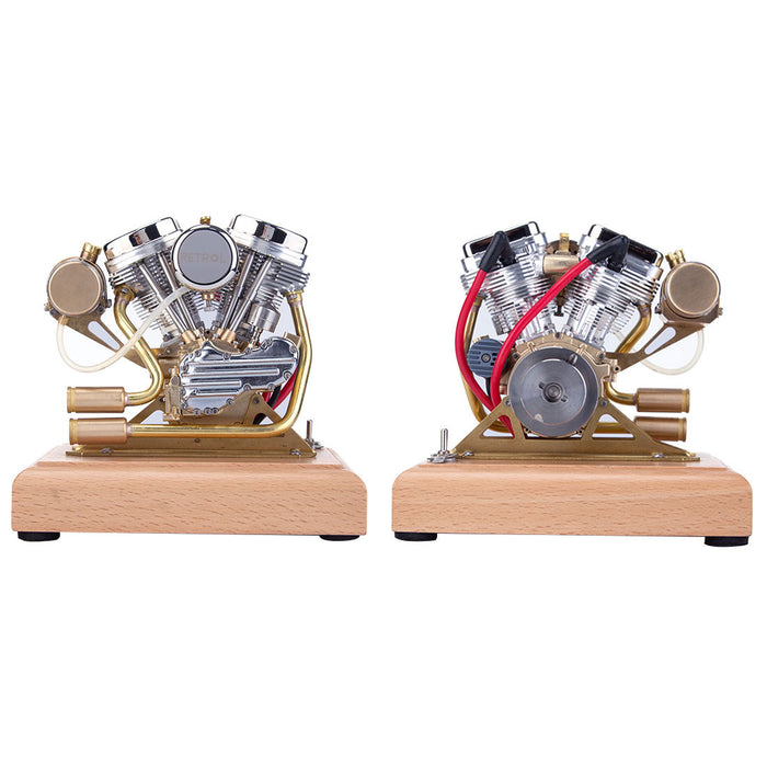 RETROL 4.2CC OHV V-Twin Cylinder Four-stroke Motorcycle Gasoline Internal Combustion Engine Model