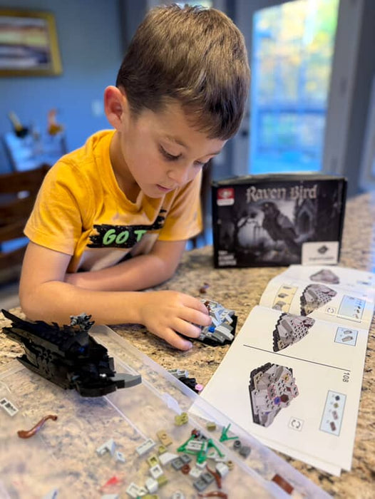 MOC-217187 Raven Bird Building Blocks Set (357PCS)