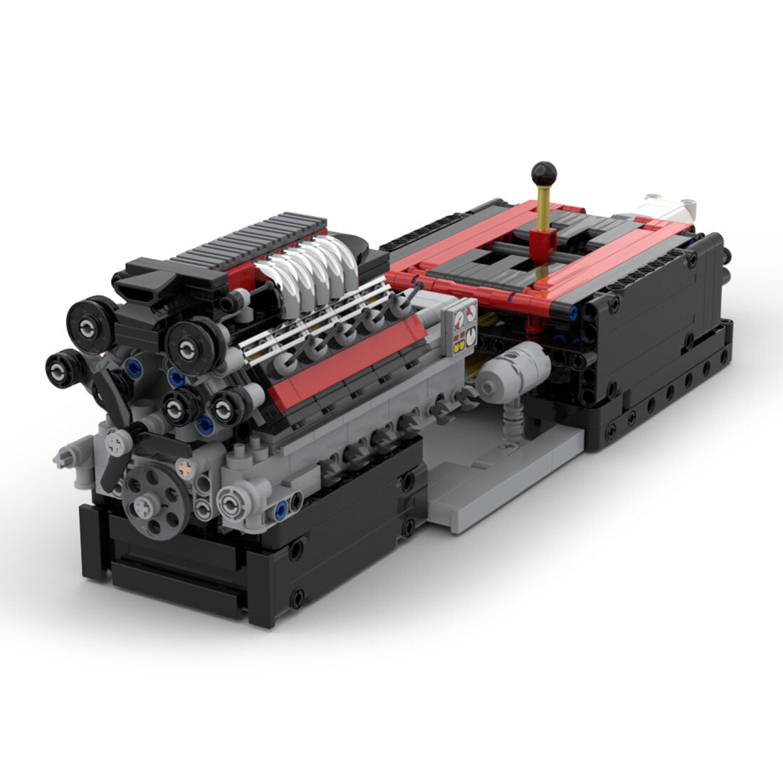 MOC V10 Engine with Gearbox Single Overhead Camshaft (SOHC) Air-Cooled ...