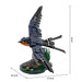 MOC BarnSwallow Flying Bird Model with Movable Head and Wings Display Model Kit (226 PCS) enginediyshop