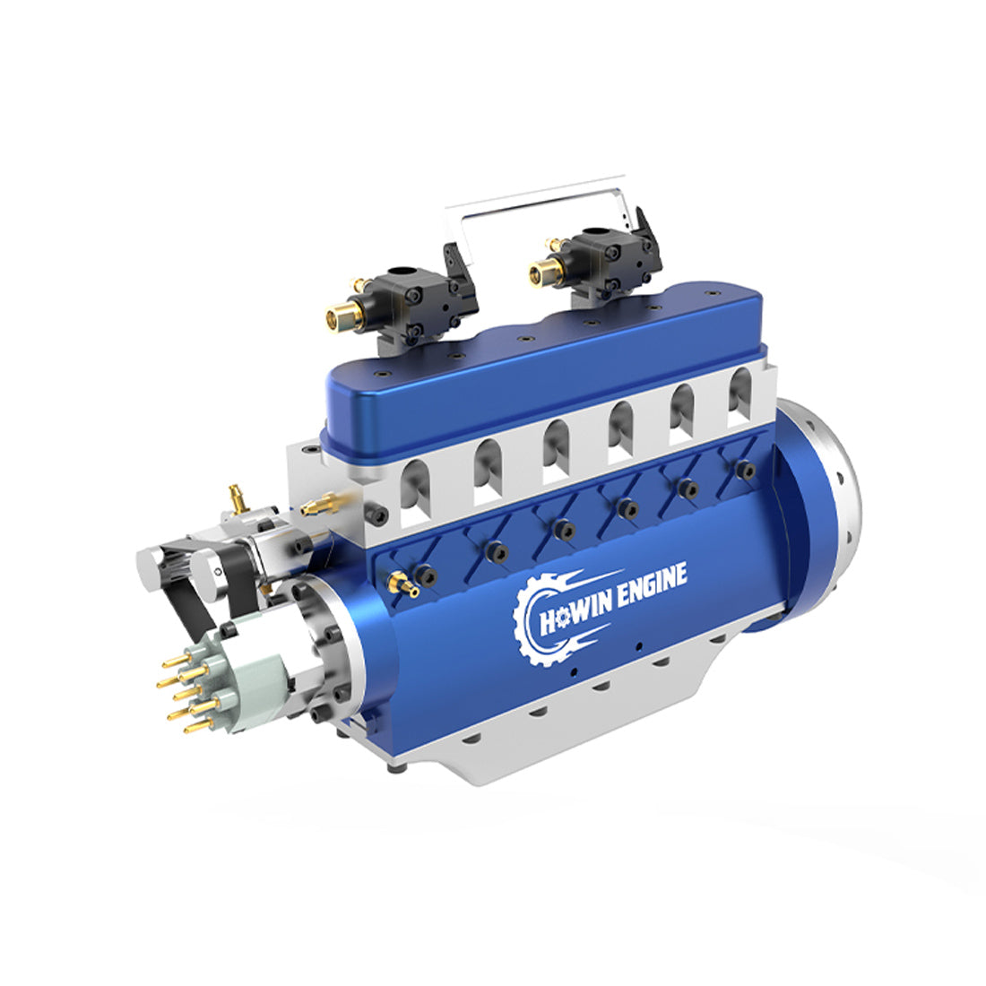 Inline 84 Engine HOWIN L6-210 ENGINE Mini Inline Six-cylinder Four-Stroke Water-cooled ...