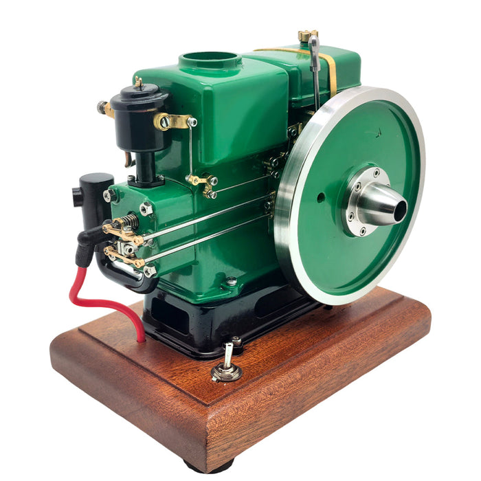 RETROL & OKMO 916 Vintage Stationary Horizontal Single Cylinder 4-Stroke Gasoline Engine Model RTR Version enginediyshop