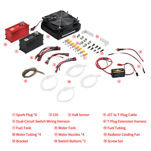 TOYAN FS-V800WGPC Gasoline Engine Starter Kit – Electric Start Upgrade Set enginediyshop